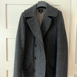 Dock Peacoat Wool Charcoal Extra Small